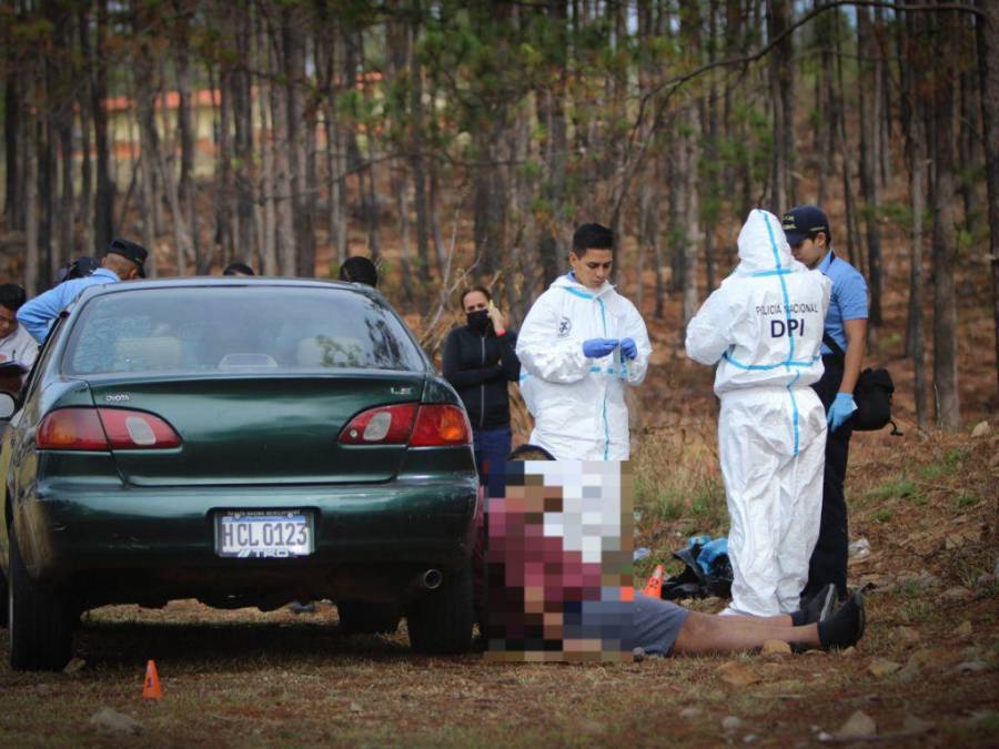 Familiares levantaron el cuerpo de hombre asesinado en la CA-5: fotos de la escena del crimen