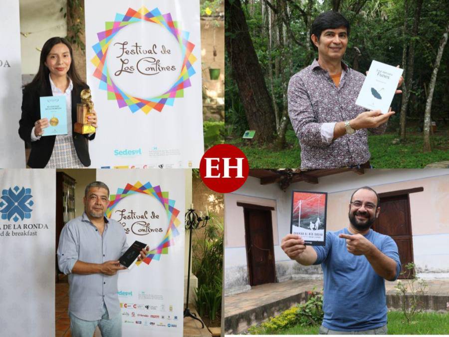 Autores hondureños presentan sus obras en Los Confines