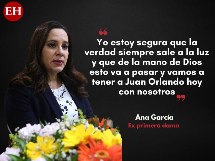 Ana García, ex primera dama: Mi esposo es un hombre honrado, no es narcotraficante