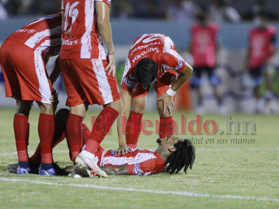 Festín azul y tristeza ceibeña: La goleada 3-0 del Motagua ante Vida en imágenes