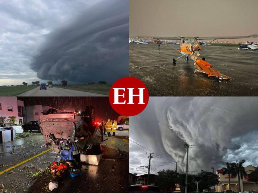 Apocalíptico y destructor: Así fue el tornado que azotó aeropuerto de North Perry en Florida
