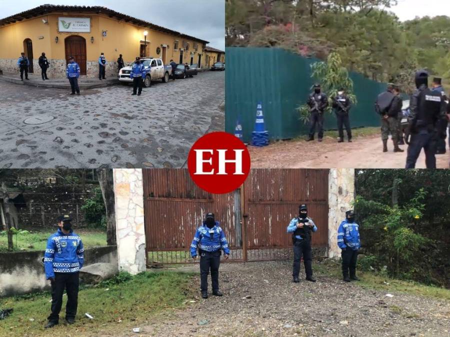 FOTOS: Autoridades resguardan bienes de JOH para evitar saqueos