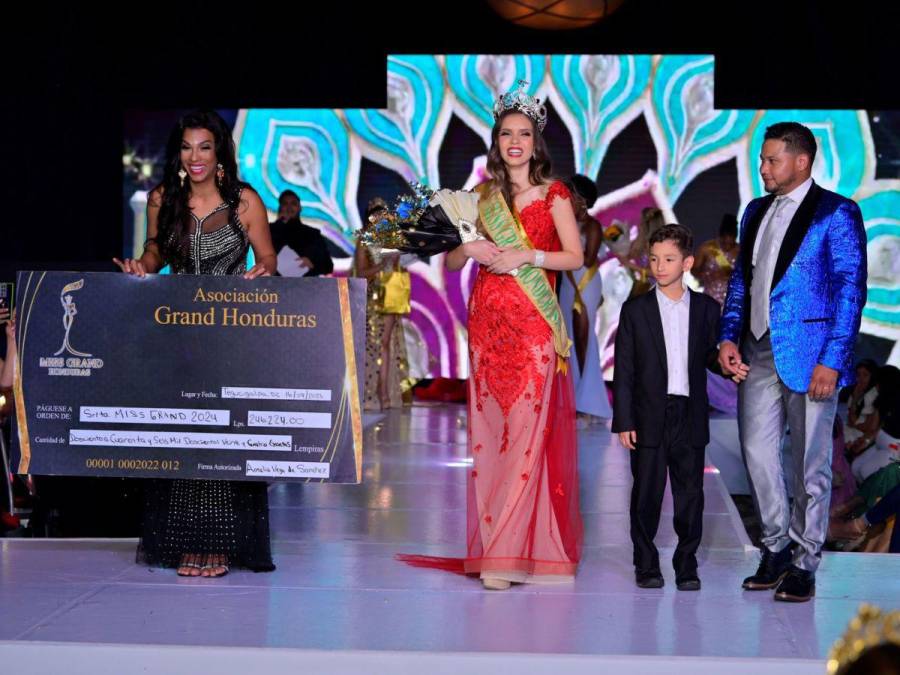 La capitalina Cecilia García, coronada Miss Grand Honduras 2024