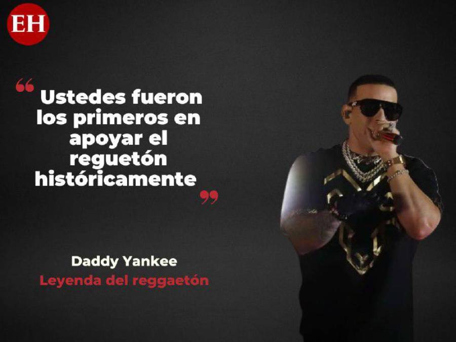 Las inspiradoras frases de Daddy Yankee durante su concierto en Tegucigalpa