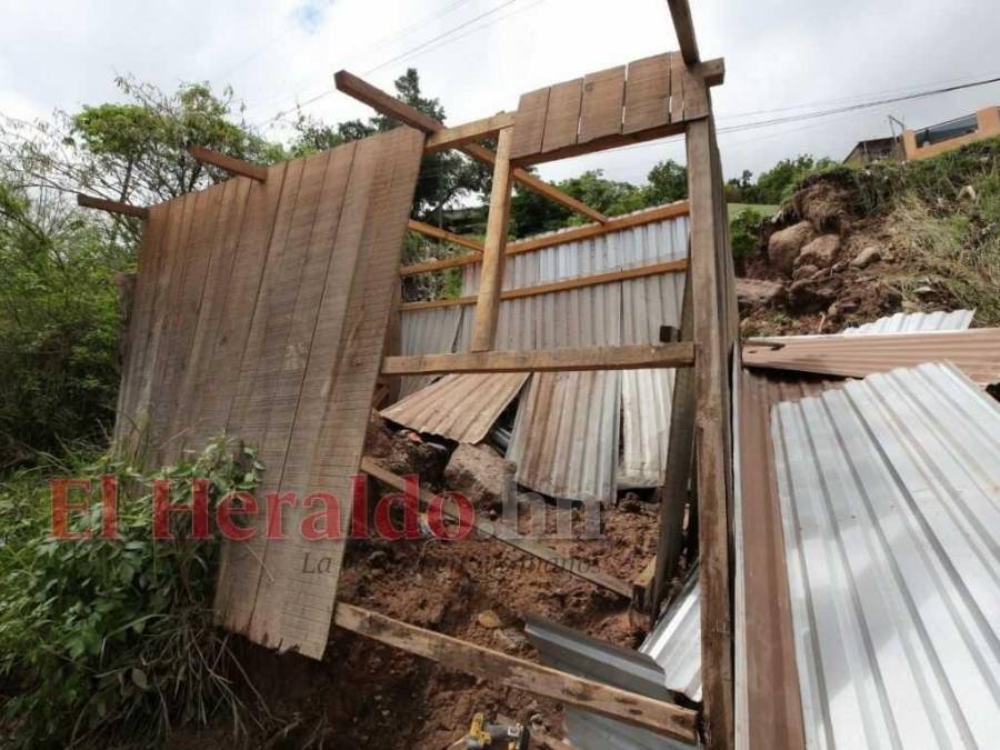 Imágenes de las zonas afectadas en la capital por las fuertes lluvias