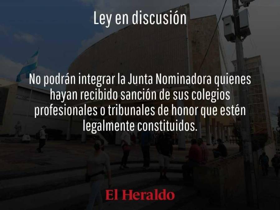 ¿Cuáles son las diferencias entre la actual Ley y la que está en discusión para conformar la Junta Nominadora de la CSJ?