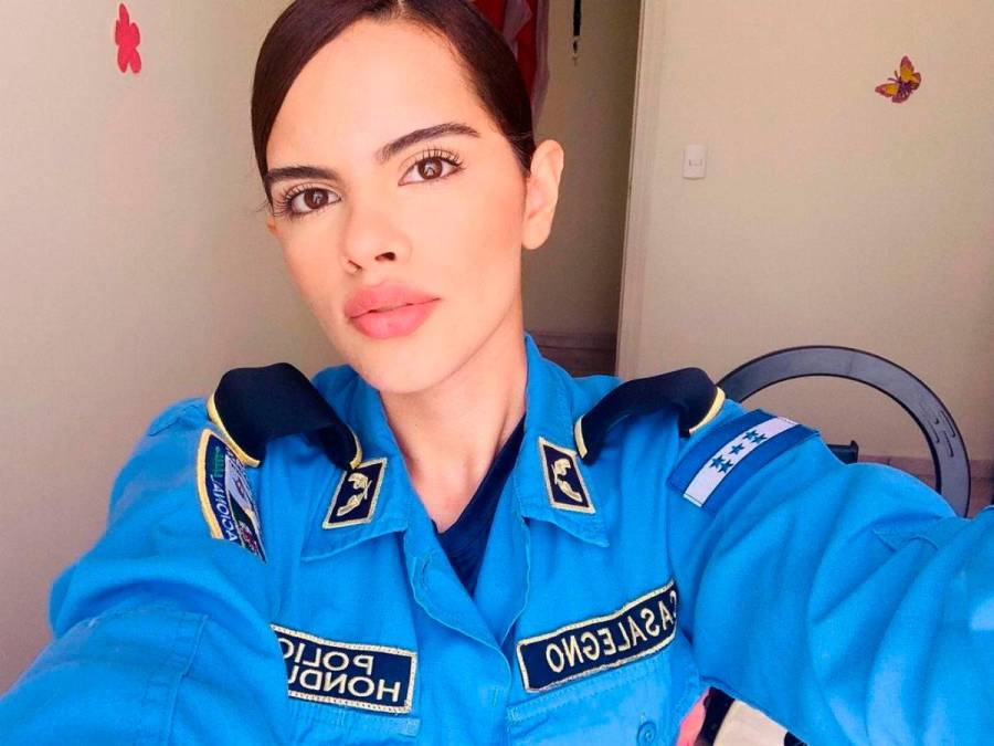 Así es Yaneth Casalegno, la policía que busca ser Miss Honduras 2024
