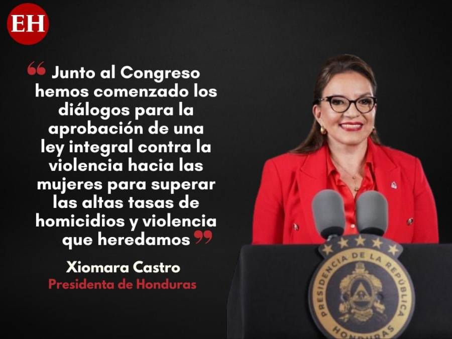 Las mejores frases del Informe de Primeros 100 Días de Gobierno de Xiomara Castro