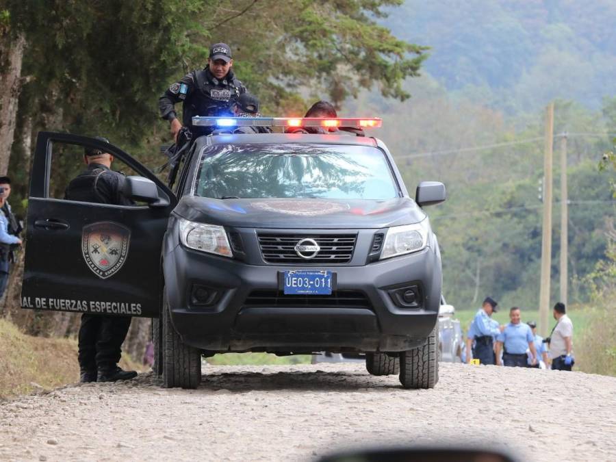 Las imágenes que dejó enfrentamiento entre policías y pandilleros en Azacualpa