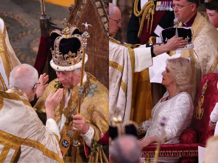 Así fueron coronados el rey Carlos III y la reina Camila