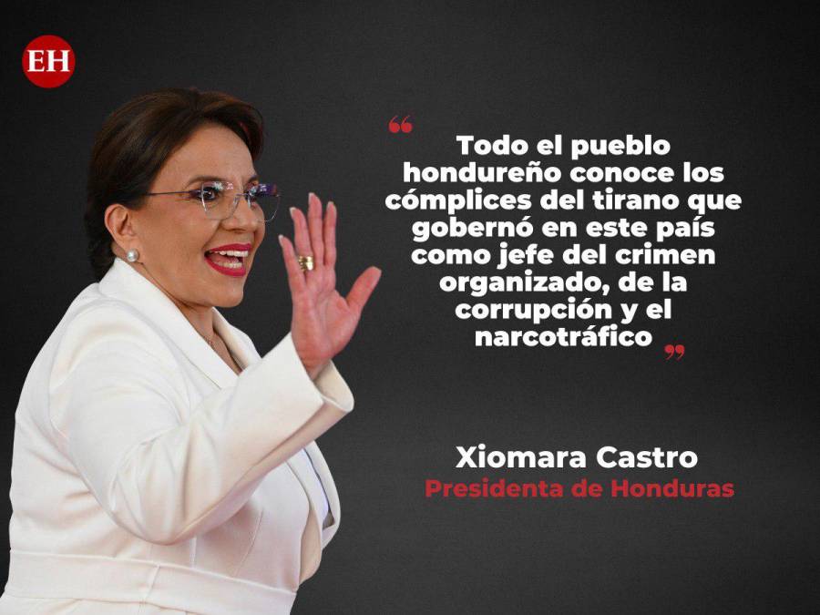 Las frases de la presidenta Xiomara Castro durante la entrega del Premio Álvaro Contreras