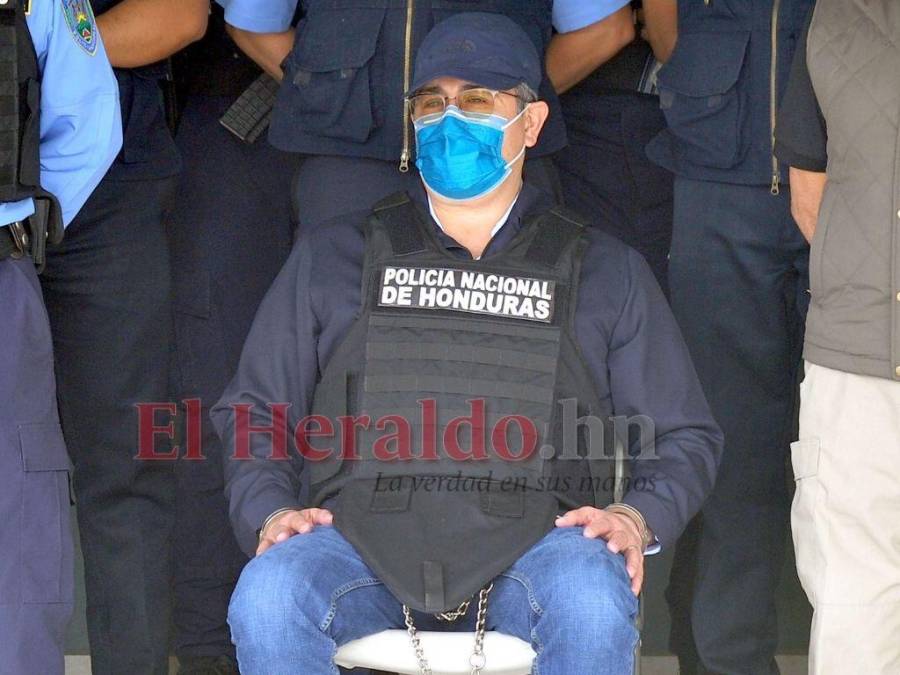 Frente a dos cadenas perpetuas y a pocos días de ser extraditado: Lo último sobre el expresidente JOH (Fotos)