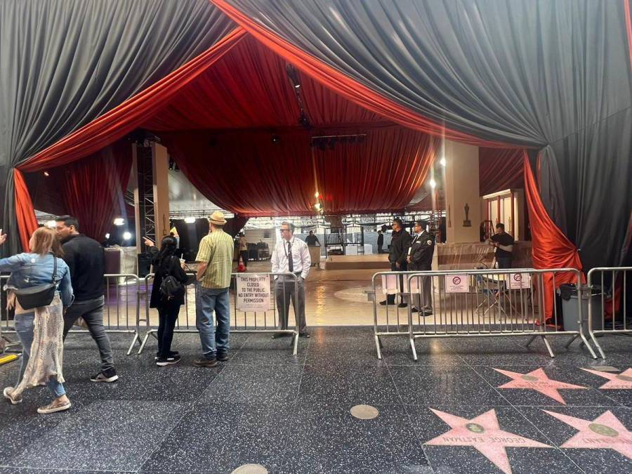 Así se prepara el teatro Dolby para los premios Oscar
