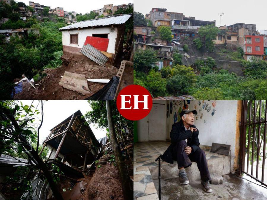 Zozobra, dolor y evacuaciones: el ambiente tras derrumbes en la colonia La Esperanza de la capital