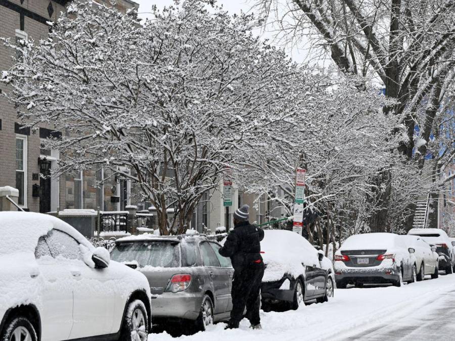Las imágenes que dejan las tormentas de nieve que azotan Estados Unidos este fin de semana