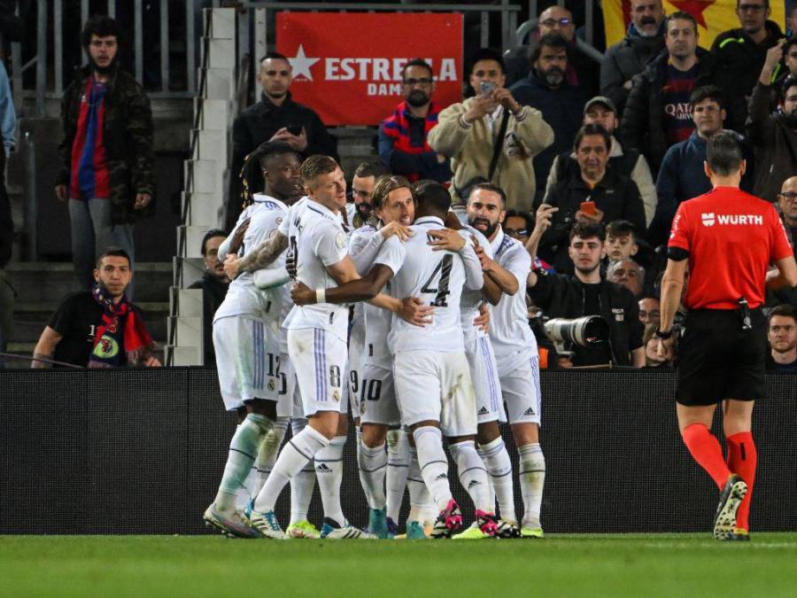 Las imágenes que dejó la goleada 4-0 de Real Madrid a Barcelona en la Copa del Rey