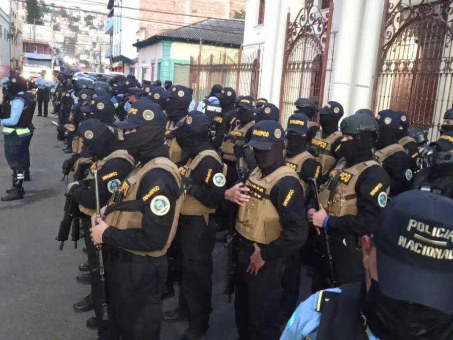 Arrecian operativos policiales contra la extorsión y criminalidad en Tegucigalpa