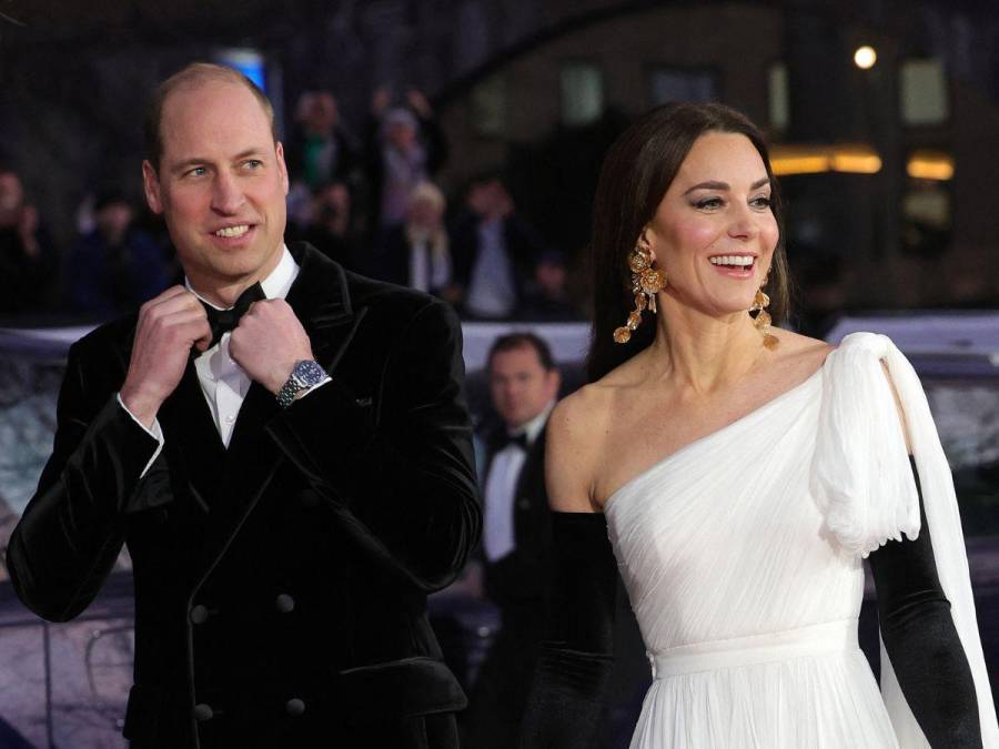 Con un vestido repetido, Kate Middleton luce espectacular look en los premios BAFTA