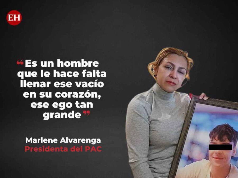 Las crudas frases de Marlene Alvarenga contra Salvador Nasralla por la muerte de su hijo