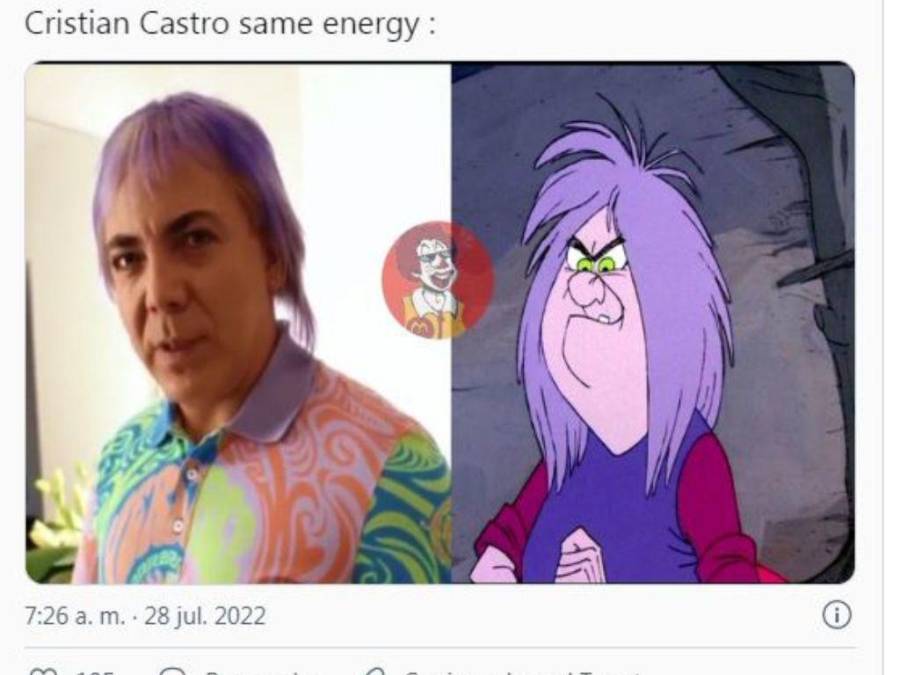 Los graciosos memes que desató el cambio de look de Cristian Castro