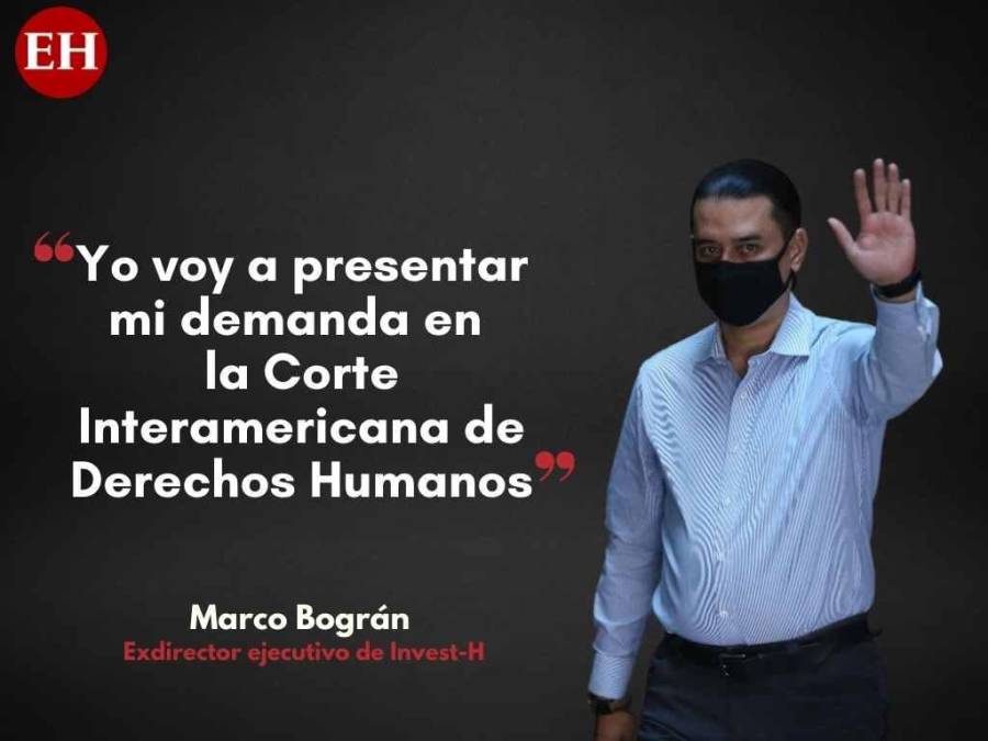 Polémicas frases de Marco Bográn al anunciar que pretende demandar al Estado de Honduras