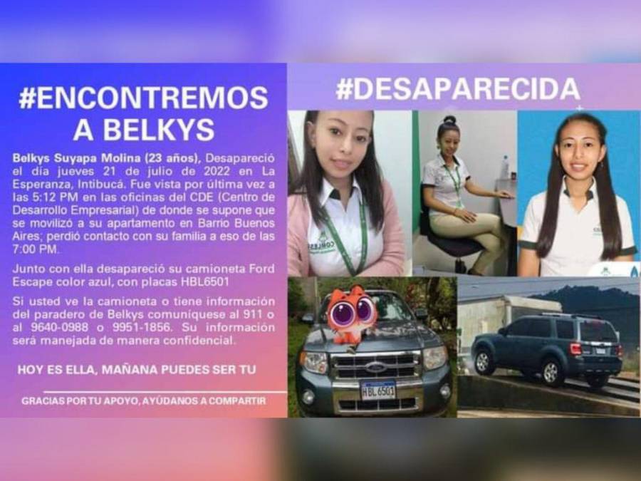 Una captura, el hallazgo de su carné y su supuesto vehículo: Últimos detalles en el caso de Belkys Molina