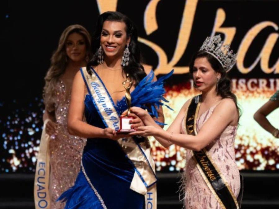 Amelia Vega, azafata trans hondureña, se corona como Miss Queen Universe