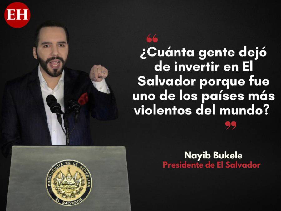 Las advertencias de Nayib Bukele a los pandilleros en El Salvador