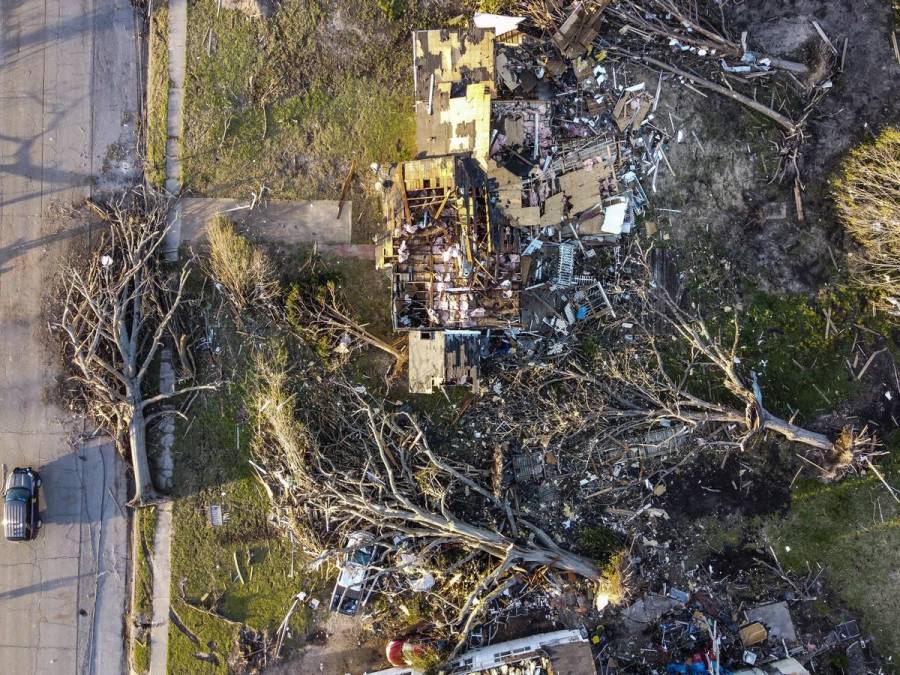 Impactantes fotos que muestran la destrucción causada por tornados en Misisipi
