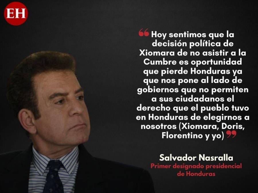 Salvador Nasralla sobre Cumbre de las Américas: El primer designado no ha sido consultado ni invitado a nada
