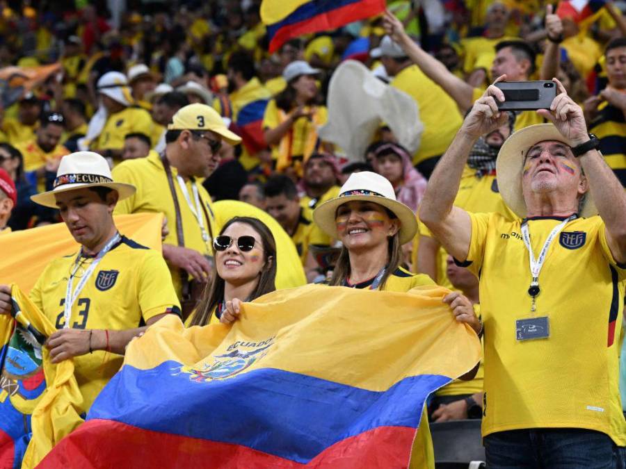 ¡Fiesta total! Así vivieron los aficionados del Mundial el duelo Qatar vs Ecuador