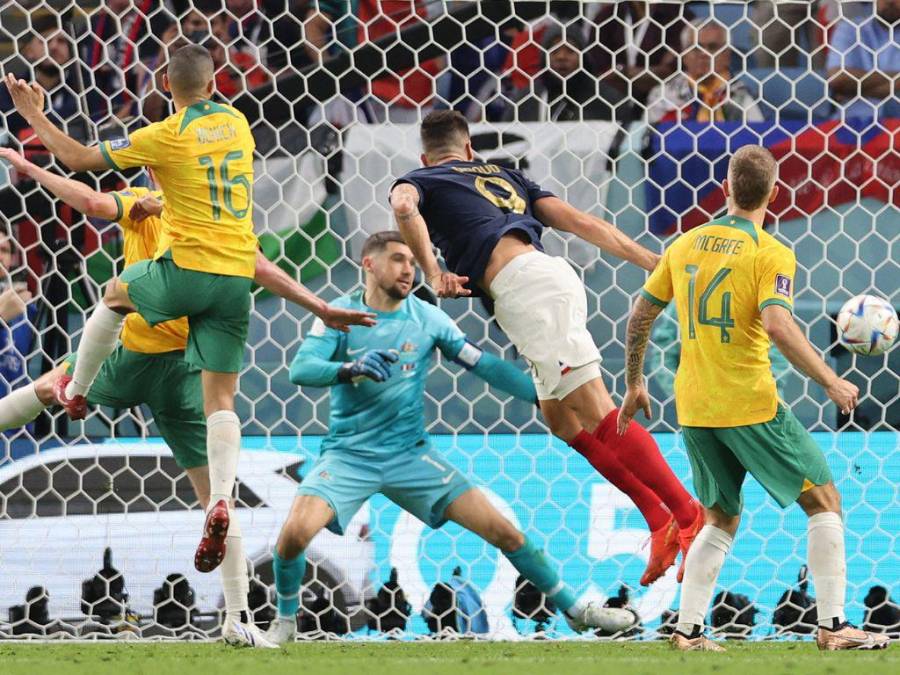 Las mejores imágenes que dejó la goleada 4-1 de Francia a Australia en el Mundial Qatar 2022