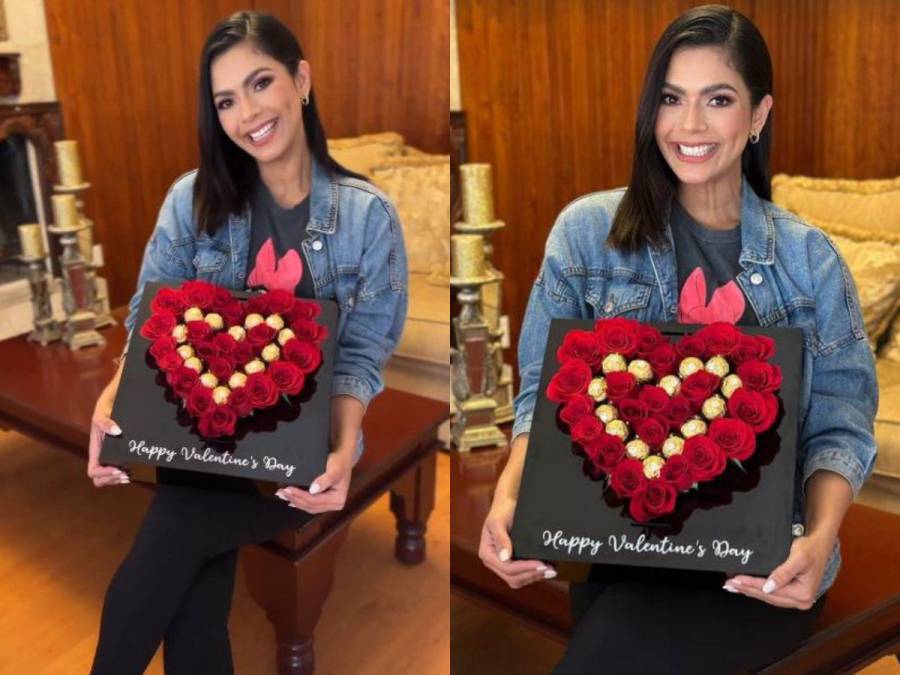 Regalos, citas románticas y en pareja disfrutaron las famosas hondureñas del Día de San Valentín