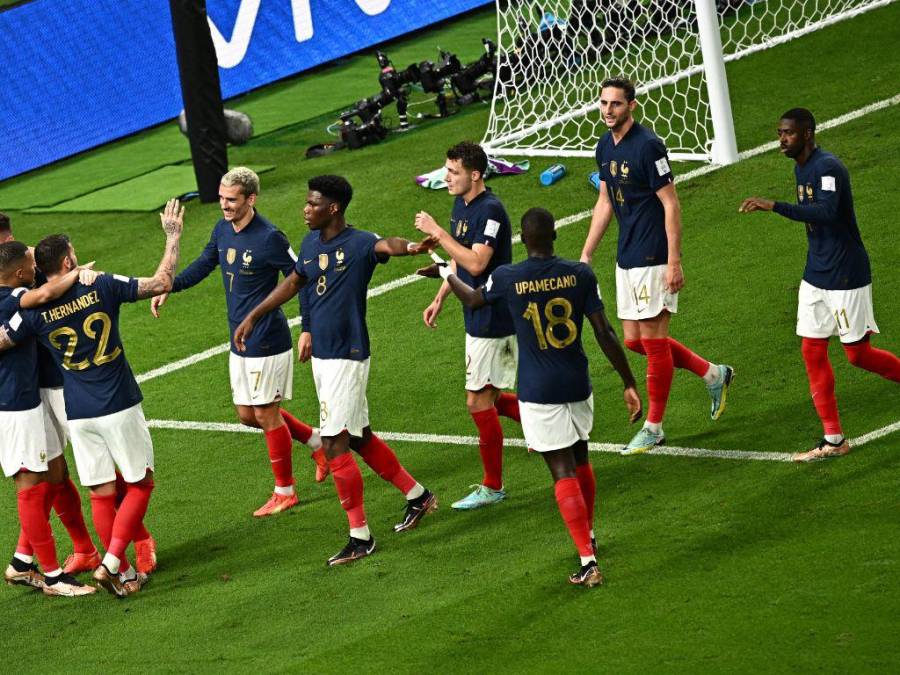 Las mejores imágenes que dejó la goleada 4-1 de Francia a Australia en el Mundial Qatar 2022