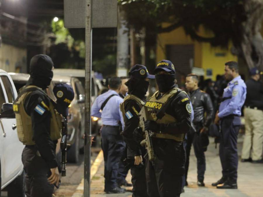 Arrecian operativos policiales contra la extorsión y criminalidad en Tegucigalpa