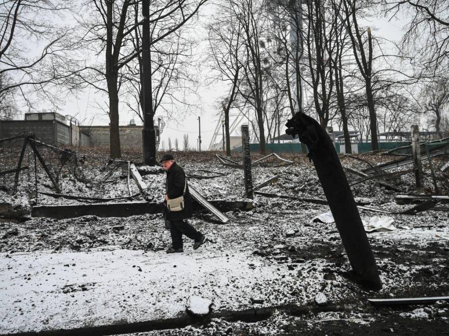 Las imágenes del séptimo día de invasión rusa en Ucrania