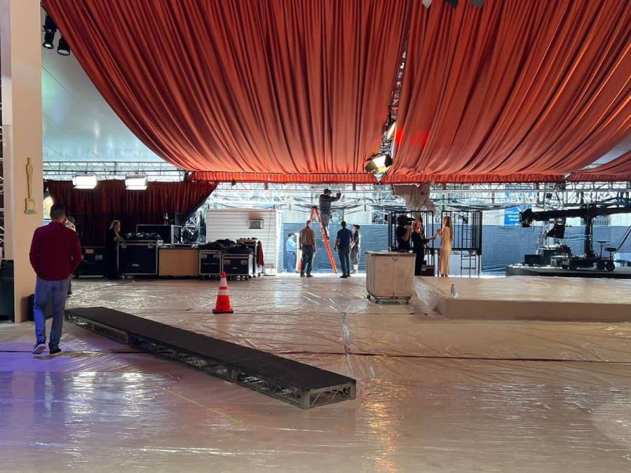Así se prepara el teatro Dolby para los premios Oscar