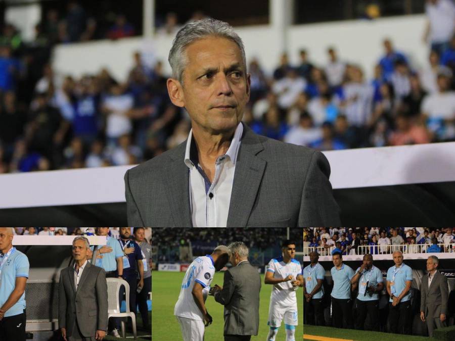 Así vivió el profesor Reinaldo Rueda la primera parte del Honduras vs Granada