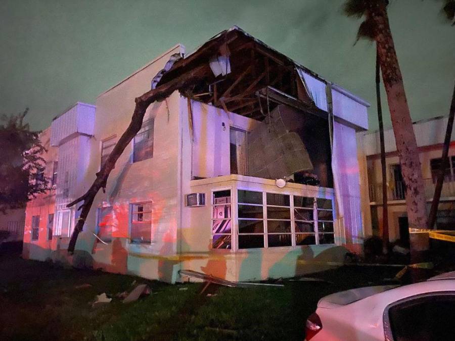 Apocalíptico y destructor: Así fue el tornado que azotó aeropuerto de North Perry en Florida