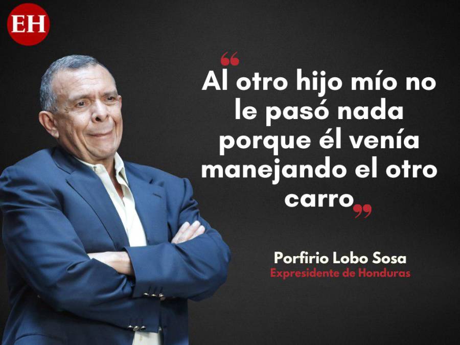 Las frases de Porfirio Lobo Sosa tras enterarse del asesinato de su hijo