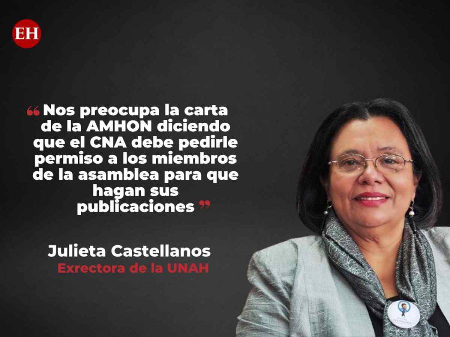 Las frases de Julieta Castellanos respaldando al CNA ante cuestionamientos desde el gobierno
