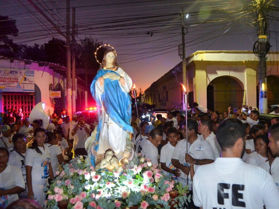 Choluteca, de fiesta en conmemoración a la Virgen Concepción de María