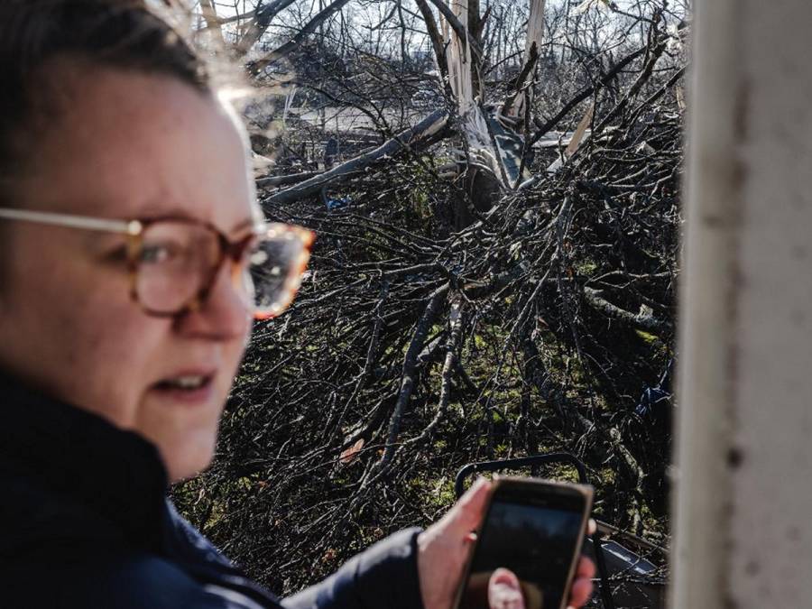 Destrozos que dejó un violento tornado en Tennessee; hay seis muertos