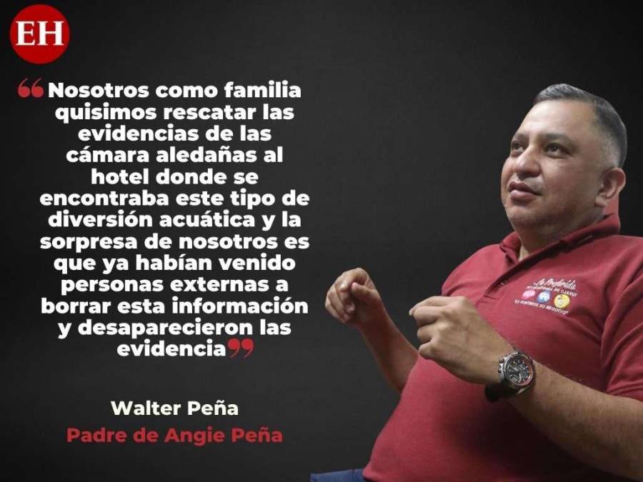Las frases del padre de Angie Peña a ocho meses de que su hija desapareció en Roatán