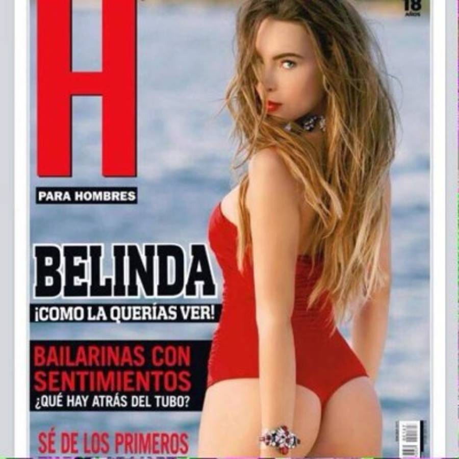 Belinda con poca ropa en H