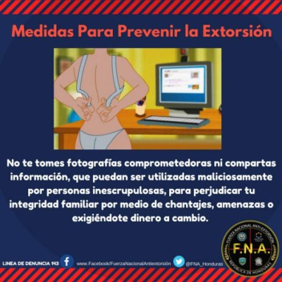 ¿Cómo evitar ser víctima de los extorsión?