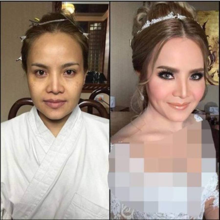 El antes y después del maquillaje: Mujeres comparten su impactante transformación