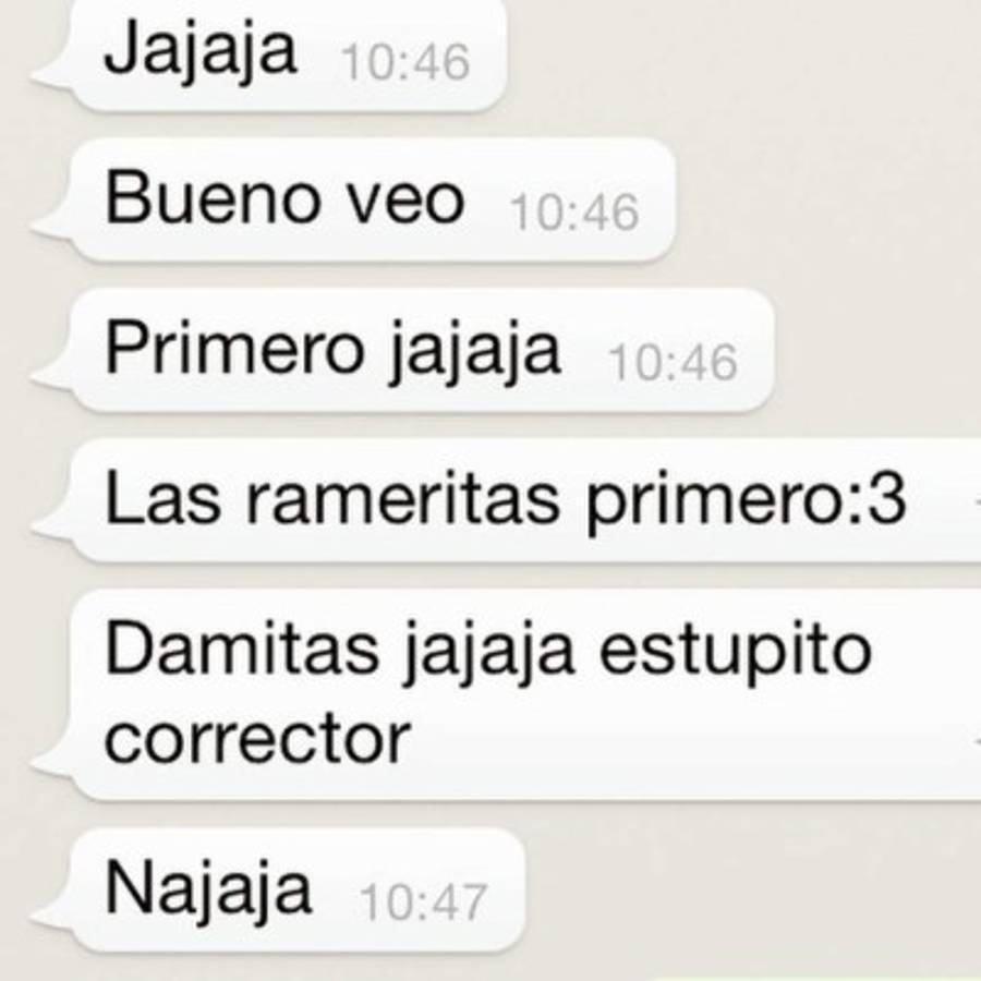 Mensajes en WhatsApp