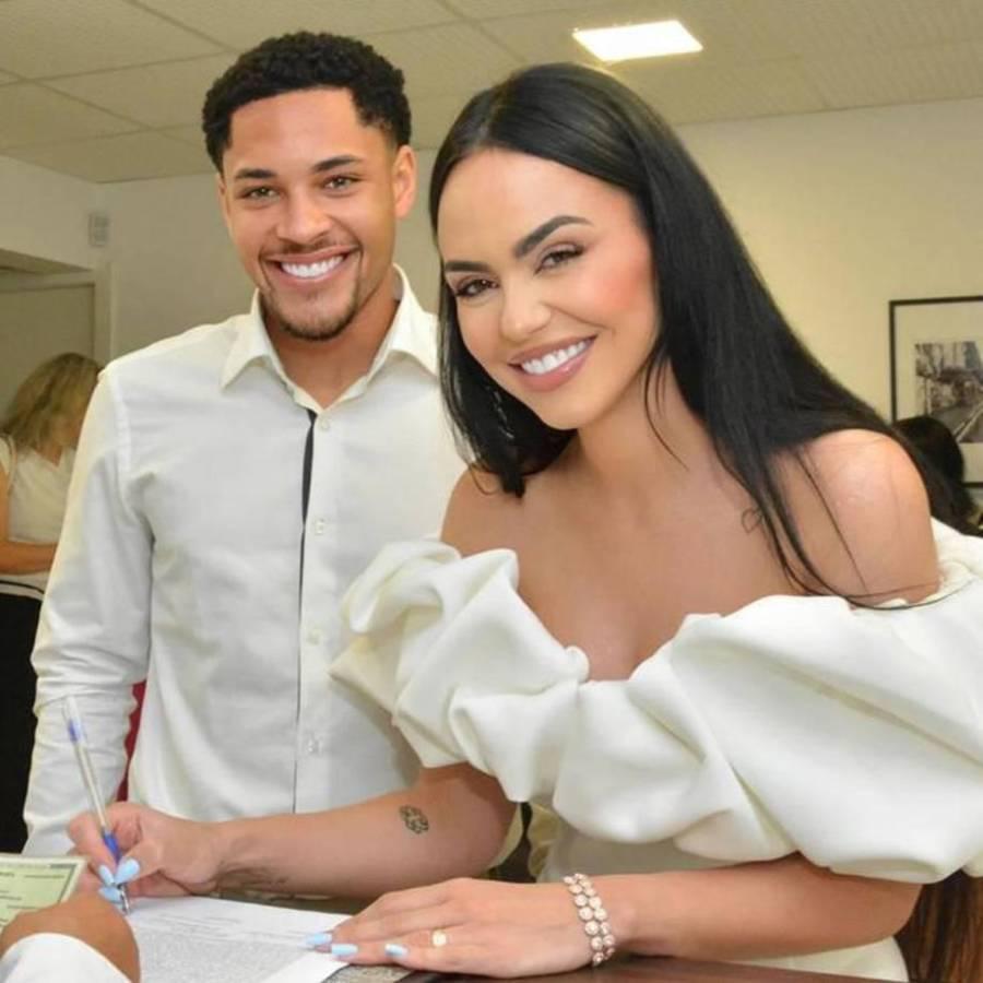 Esposa de jugador del Barcelona sorprende al anunciar que se separa tras un año de matrimonio