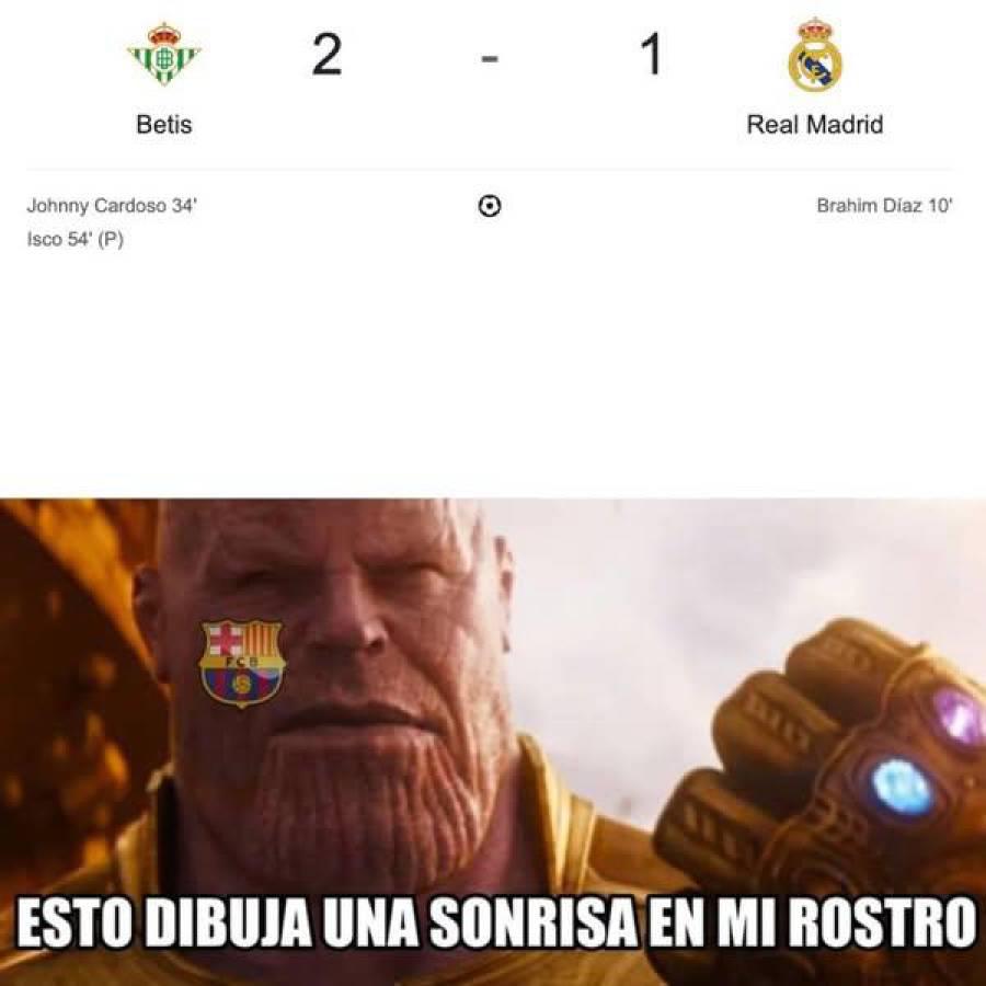 Los del Barcelona disfrutan caída del Real Madrid y crean divertidos memes